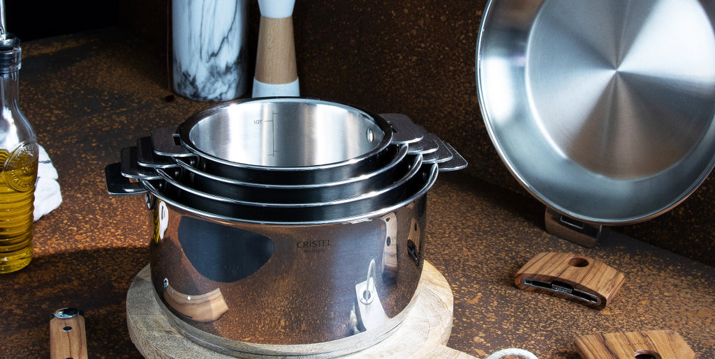 How do I clean a burnt stainless steel frying pan or saucepan