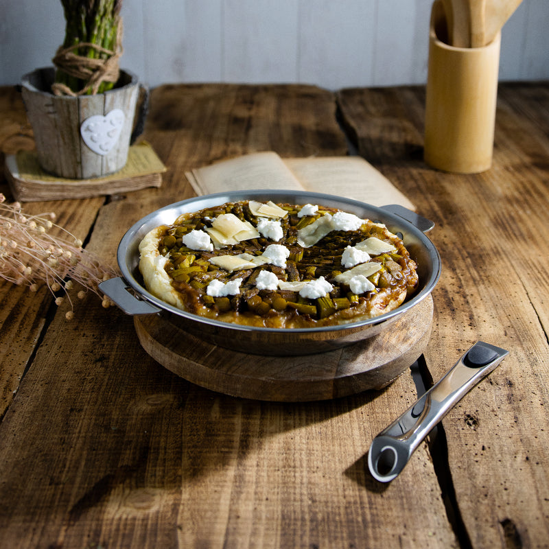 Asparagus, Ricotta and Parmesan Pie