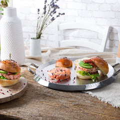 Grilled salmon burger