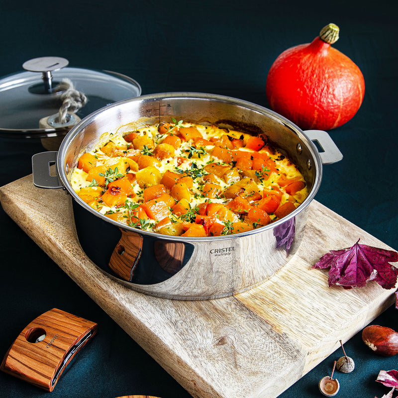 Pumpkin gratin