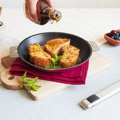 French toast with maple syrup