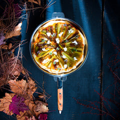 Leek and Goat Cheese Tarte Tatin