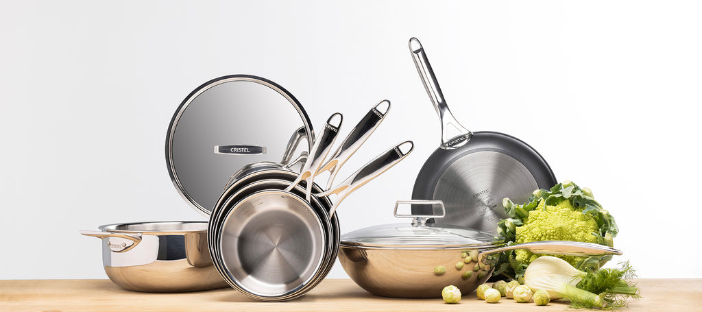 Cristel Mutine Removable Handle - 13-Pc Stainless Steel Cookware Set –  Chef's Arsenal