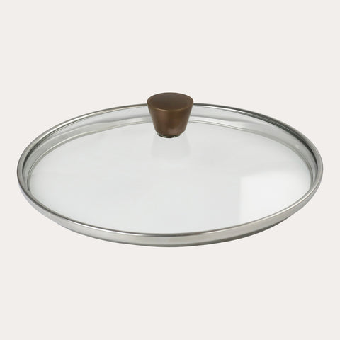 Glass lid with Antique Brass Button second image