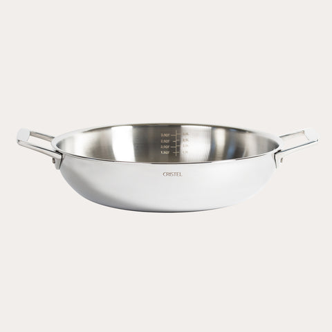 2 side handles deep frying Pan