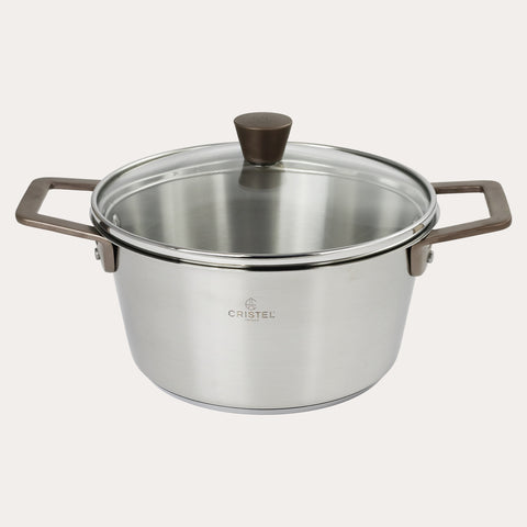 Stewpot with Antique Brass Handles (with lid) second image
