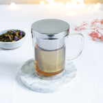 Verbana Glass Mug with infuser