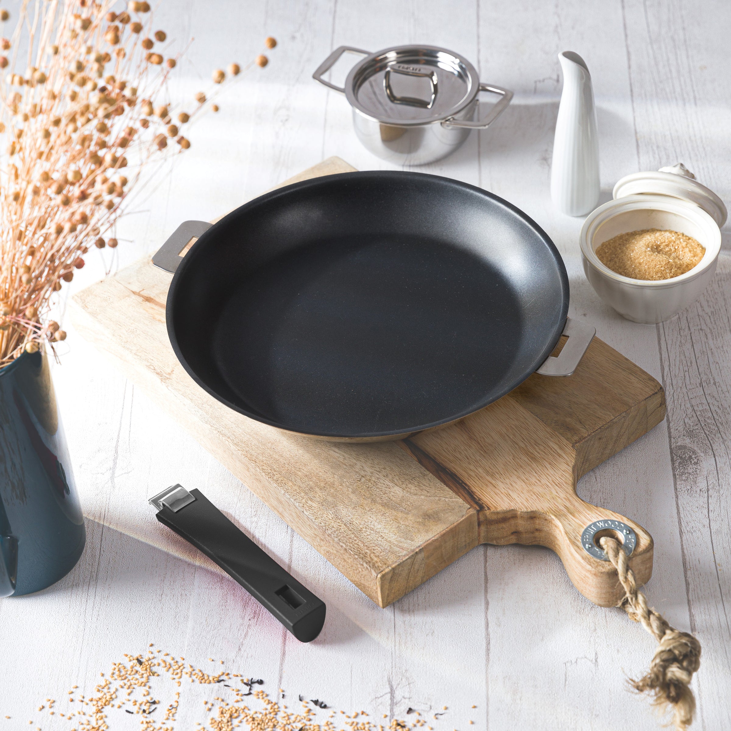 Non-Stick Deep Frying Pan - Mutine Collection – CRISTEL USA