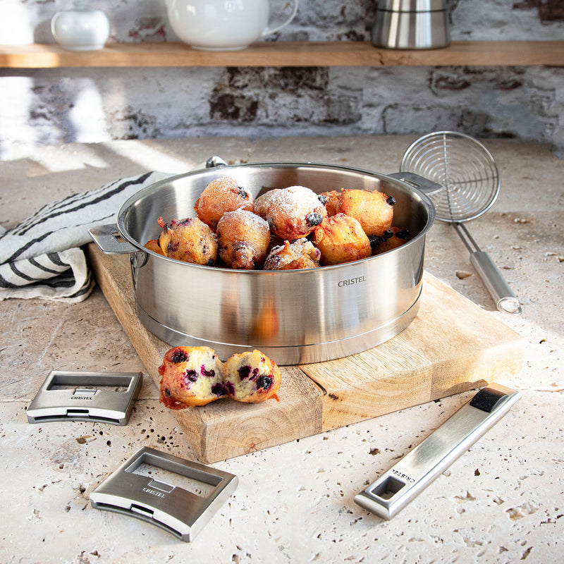 Cristel Strate Cookware Set in Stainless Steel