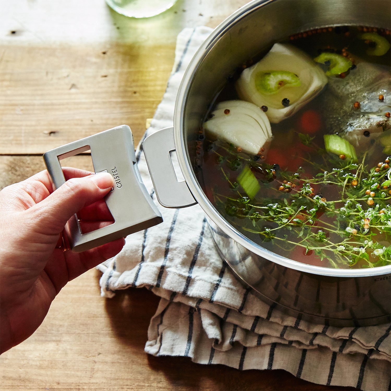 Cristel Strate Cookware Set in Stainless Steel