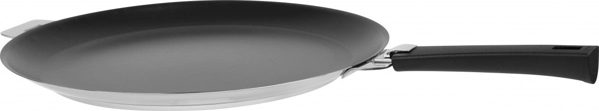 Cristel Mutine Stainless Steel Nonstick 12 Crepe Pan