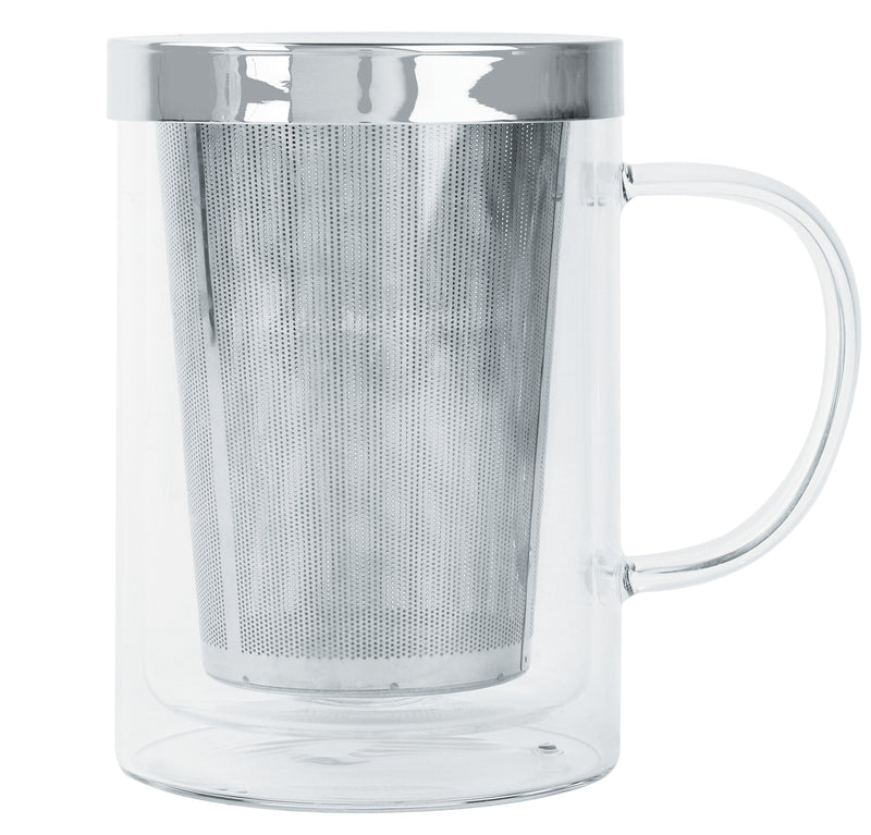 Verbana Glass Mug with infuser