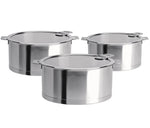 Set of 3 saucepans - Strate collection