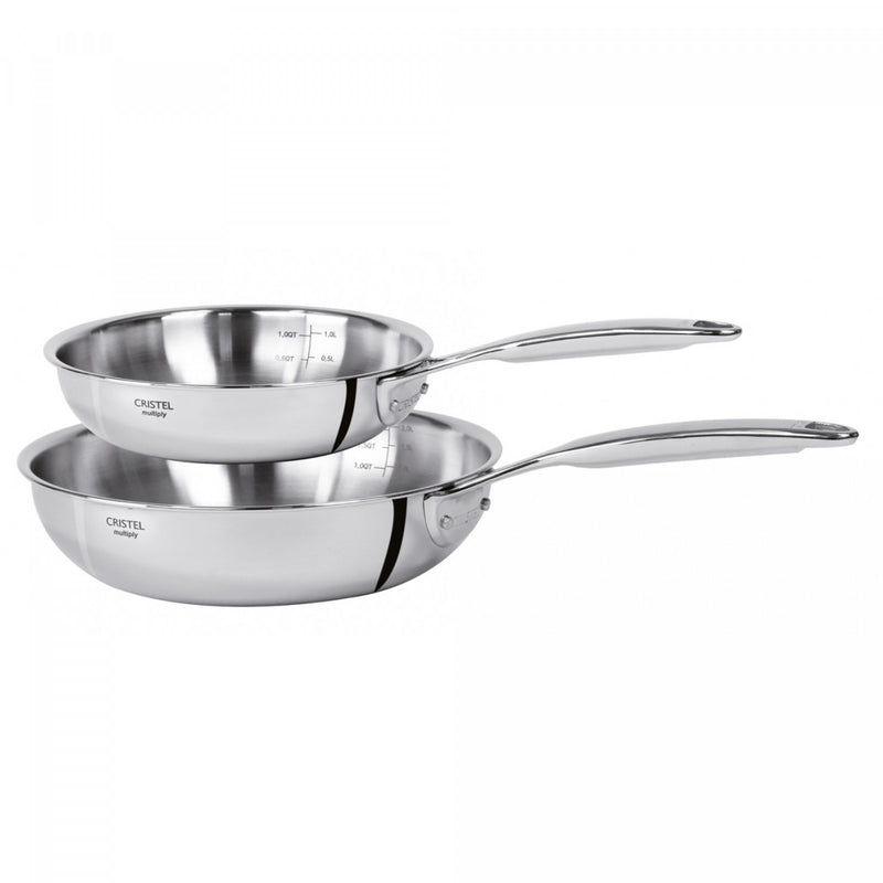 2 Frying Pans Set - Castel' Pro Ultraply Collection