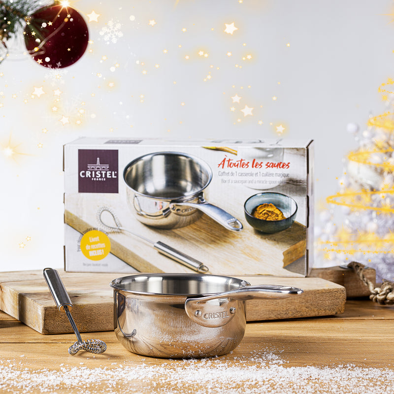 Castel Pro Fixed handle 0.9 Qt Saucepan Cooking Set