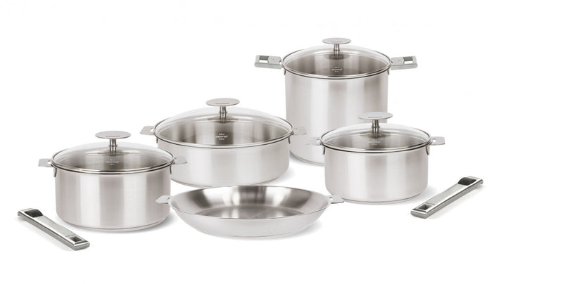 Cristel Mutine 7 Piece Stainless Steel Cookware Set