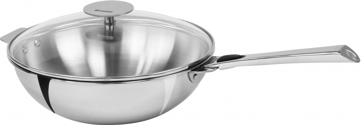 Wok en inox 24 centimètres - Baumstal