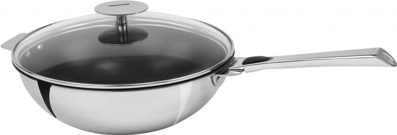 CRISTEL 3-Ply Stainless Steel Saucepan Set (16, 18 and 20cm) with  Detachable Handle